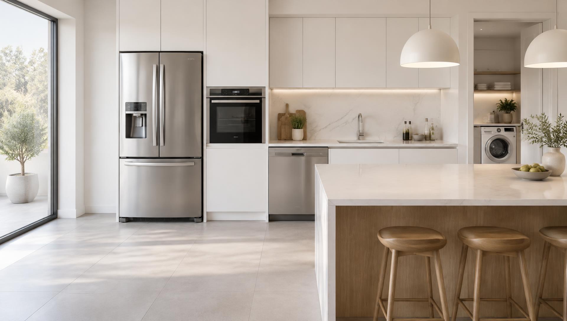 Modern kitchen with premium appliances